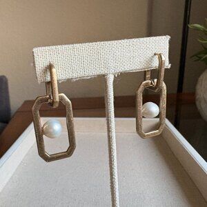 Bronzed Geometric Drops